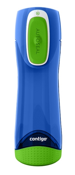 Contigo Swish Autoseal Su Matarası 500ml Kobalt Mavisi-Ağaç Kavunu Yeşili
