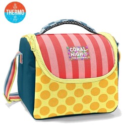Coral High - Coral High Çok Renkli Desenli Thermo Beslenme Çantası 37104