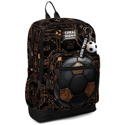 Coral High - Coral High Futbol Desenli Okul Sırt Çantası 33217