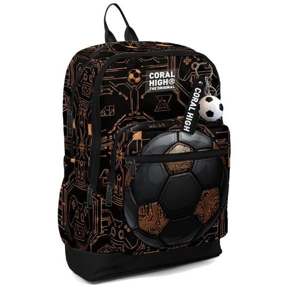 Coral High Futbol Desenli Okul Sırt Çantası 33217