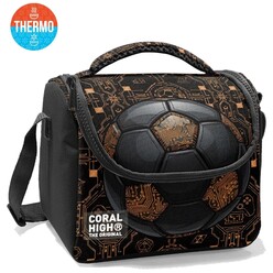 Coral High - Coral High Futbol Desenli Thermo Beslenme Çantası 37117
