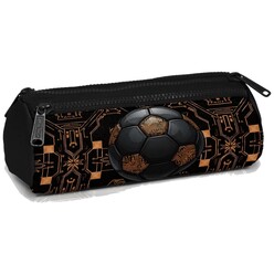 Coral High - Coral High Futbol Desenli Üç Bölmeli Kalem Çantası 31017