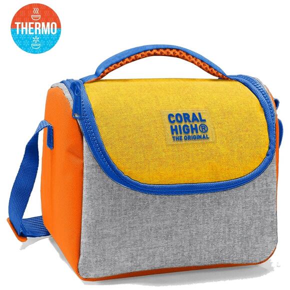 Coral High Gri Sarı Thermo Beslenme Çantası 37121