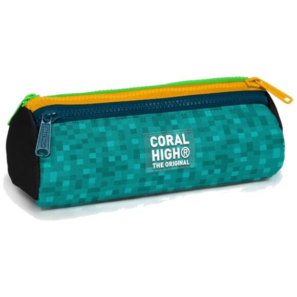 Coral High Kids Craft Desenli Üç Bölmeli Kalem Çantası 31016
