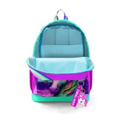 Coral High Kids Pembe Su Yeşili Unicorn Desenli Okul Sırt Çantası 23758 - Thumbnail