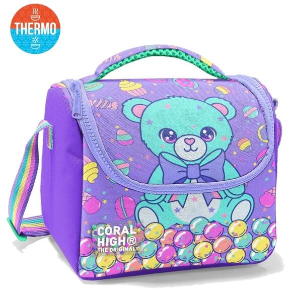 Coral High Milka Şeker Ayıcık Desenli Thermo Beslenme Çantası 37105