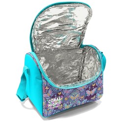 Coral High Pastel Renkli Kelebek Desenli Thermo Beslenme Çantası 37106 - Thumbnail