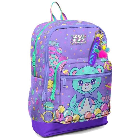 Coral High Şeker Ayıcık Desenli Okul Sırt Çantası 33205