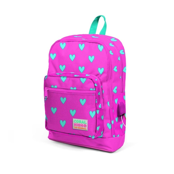 Coral Hıgh Sırt Çanta (Usb+Aux Soketli) 23277 