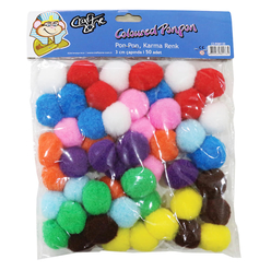 Craft Zone - Craft Zone Ponpon 3 cm 50’li CZ-PON03S