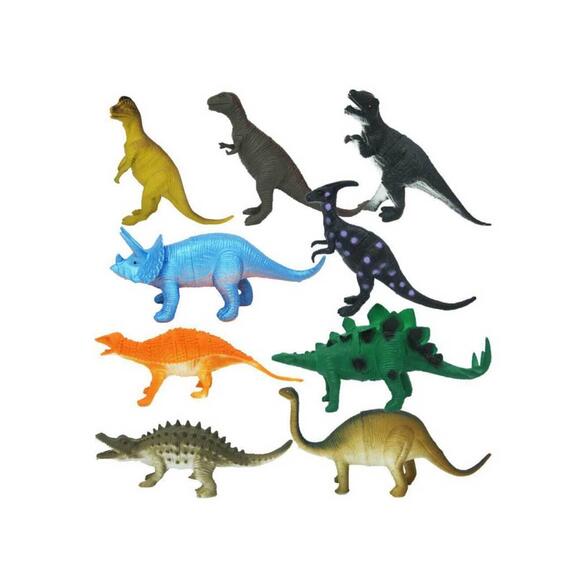 Crazoo Figür Dinozorlar Dünyası Büyük Poşet 9Lu S00000714