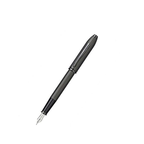 Cross Towsend Dolmakalem (M) Çizgili Pvd Kaplama Mat Siyah At0046-60Ms