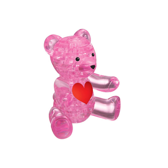 Crystal Puzzle 3D Ayıcık Pembe 41 Parça 90314