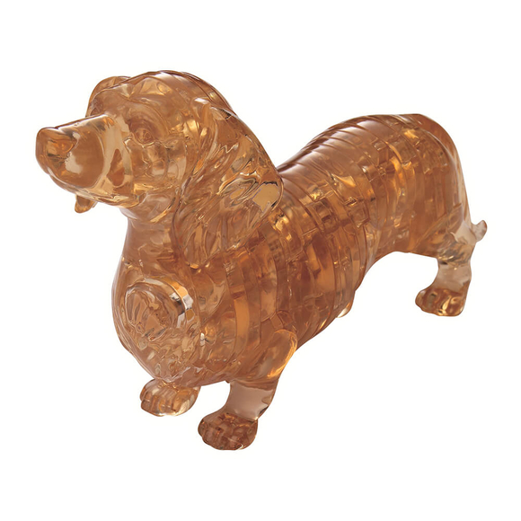 Crystal Puzzle 3D Dachshund Kahverengi 41 Parça 90141