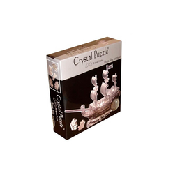 Crystal Puzzle - Crystal Puzzle 3D Korsan Gemisi Siyah 101 Parça 91107
