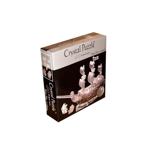 Crystal Puzzle 3D Korsan Gemisi Siyah 101 Parça 91107