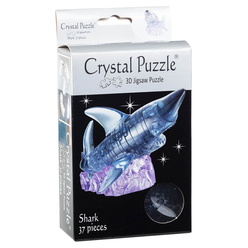 Crystal Puzzle 3D Şefaf Köpekbalığı 37 Parça 90133 - Thumbnail