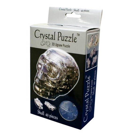 Crystal Puzzle 3D Siyah Kafatası 49 Parça 90217