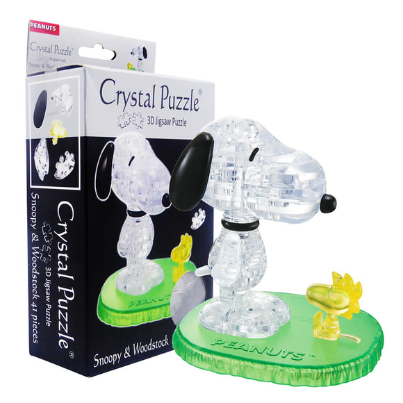 Crystal Puzzle 3D Snoopy & Woodstock 41 Parça 90127
