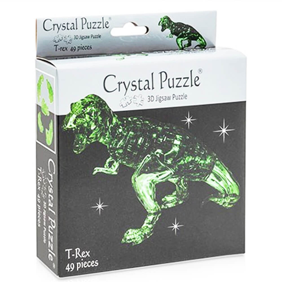 Crystal Puzzle 3D T-Rex Yeşil 49 Parça 90334