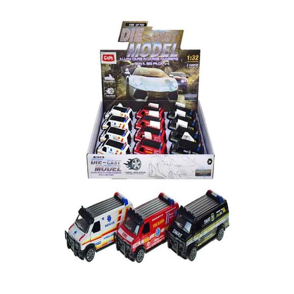 CToys Metal Kurtarma Araçları 3 Ass. K174A23