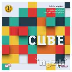 Cube - IQ Dikkat ve Yetenek Geliştiren Kitaplar Serisi 2 (Level 1) (7-8-9 Yaş) - Thumbnail