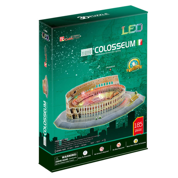 Cubic Fun 3D Puzzle Colosseum Arena İtalya 185 Parça Led Işıklı