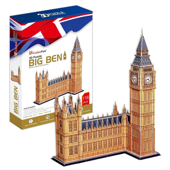 CubicFun 3D Puzzle Big Ben Saat Kulesi MCO87H
