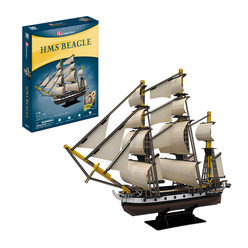 Neco 3D PUZZLE - CubicFun 3D Puzzle Hms Beagle Gemisi T4027H