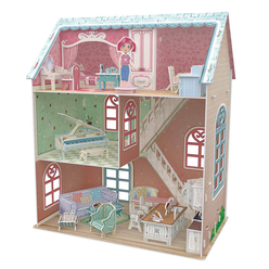 CubicFun 3D Puzzle Piyanistin Evi P684GH - Thumbnail