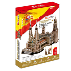 Neco 3D PUZZLE - CubicFun 3D Puzzle Santiago de Compostela Katedrali İspanya MC184H