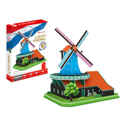 Neco 3D PUZZLE - CubicFun 3D Puzzle Yel Değirmeni Hollanda MC219H