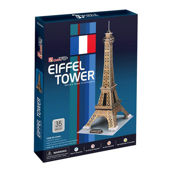 CubicFun Fransa Effiel Kulesi 3D Puzzle C044H