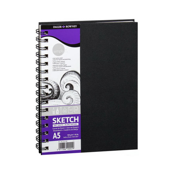 Daler Rowney A5 Eskiz Defteri 54 Yaprak Spiralli 482254500