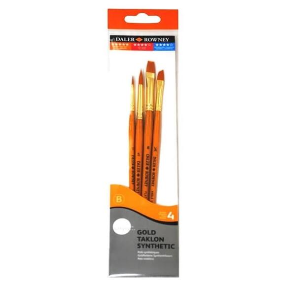 Daler Rowney Gold Short Fırça Seti 1 4Lü 16920400