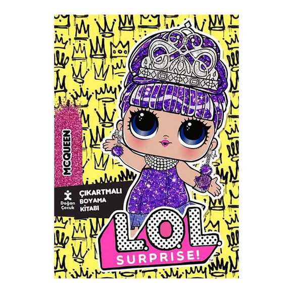 DE Lol Surprıse Mcqueen Çıkartmalı Boyama Kitabı