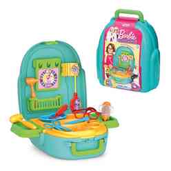 Dede - Dede 3840 Barbie Doktor Set Sırt Çantası