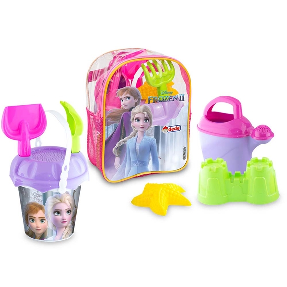 Dede Frozen Resimli Sırt Çantalı Plaj Set 03503