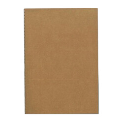 Deffter - Deffter A5 Karton Kapak İp Dikişli Kraft Çizgili