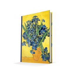 Deffter Art Of Word Les Iris Van Gogh 14x20 Sert Kapak Çizgili - Thumbnail