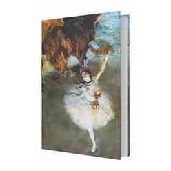 Deffter Art Of World Edgar Degas The Star Sert Kapak Çizgisiz - Thumbnail