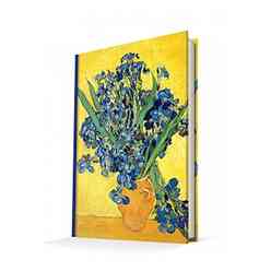 Deffter Art Of World Van Gogh Irises Sert Kapak Çizgisiz - Thumbnail