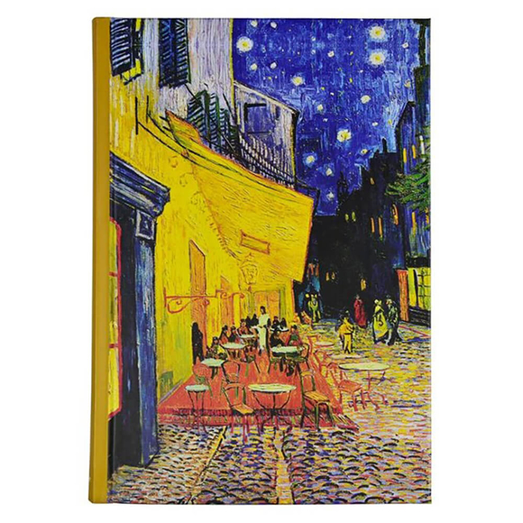 Deffter Art Of World Van Gogh Sert Kapak 14x20 cm Çizgili Defter 96 Yaprak 64682-0