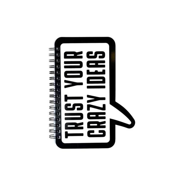 Deffter Bubble Not Pp Kapak Spiralli Defter 100yp. Trust Your Crazy Ideas Çizgisiz 648696