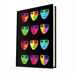 Deffter - Deffter Face To Face/Sert Kapak Çizgili 14x20 Cm