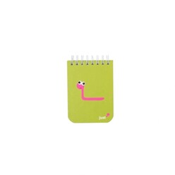 Deffter - Deffter Just A7 Bloknot Sert Kapak Spiralli Defter 70yp. Worm Çizgisiz 644773