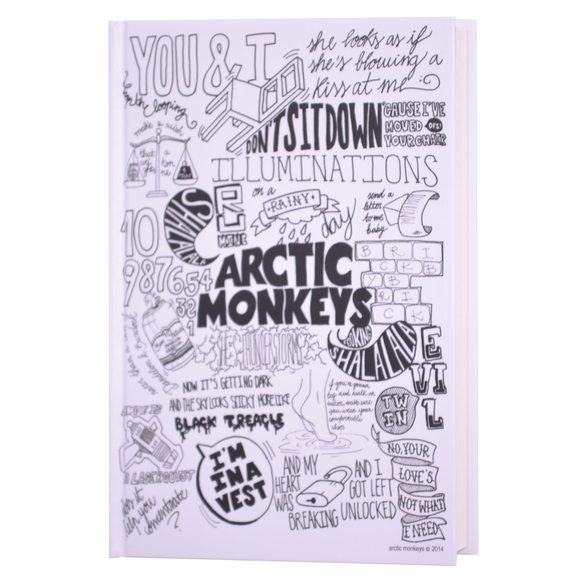 Deffter Music Of The Word Arctic Monkeys Çizgili Not Defteri 14x20 cm 64745-3