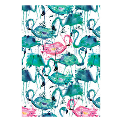 Deffter Paradise Flamingos Sert Kapak 64418-6 - Thumbnail