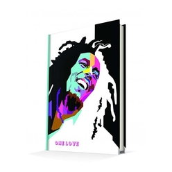 Deffter Popart Bob Marley Sert Kapak Çizgili 14*22 64874-0 - Thumbnail