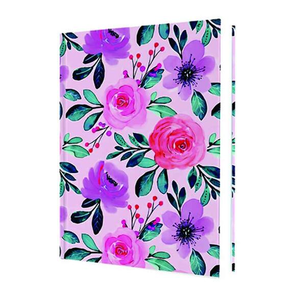 Deffter Spring 2025 Roses Sert Kapak 14x20 Çizgili 64955-6